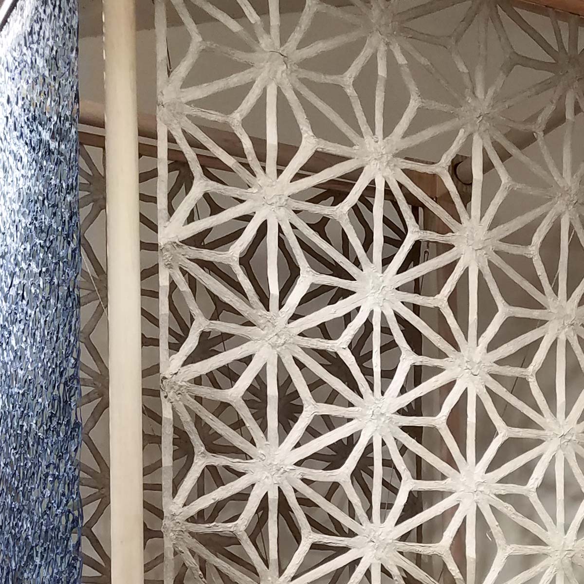 Close up of Solar Handmade paper.