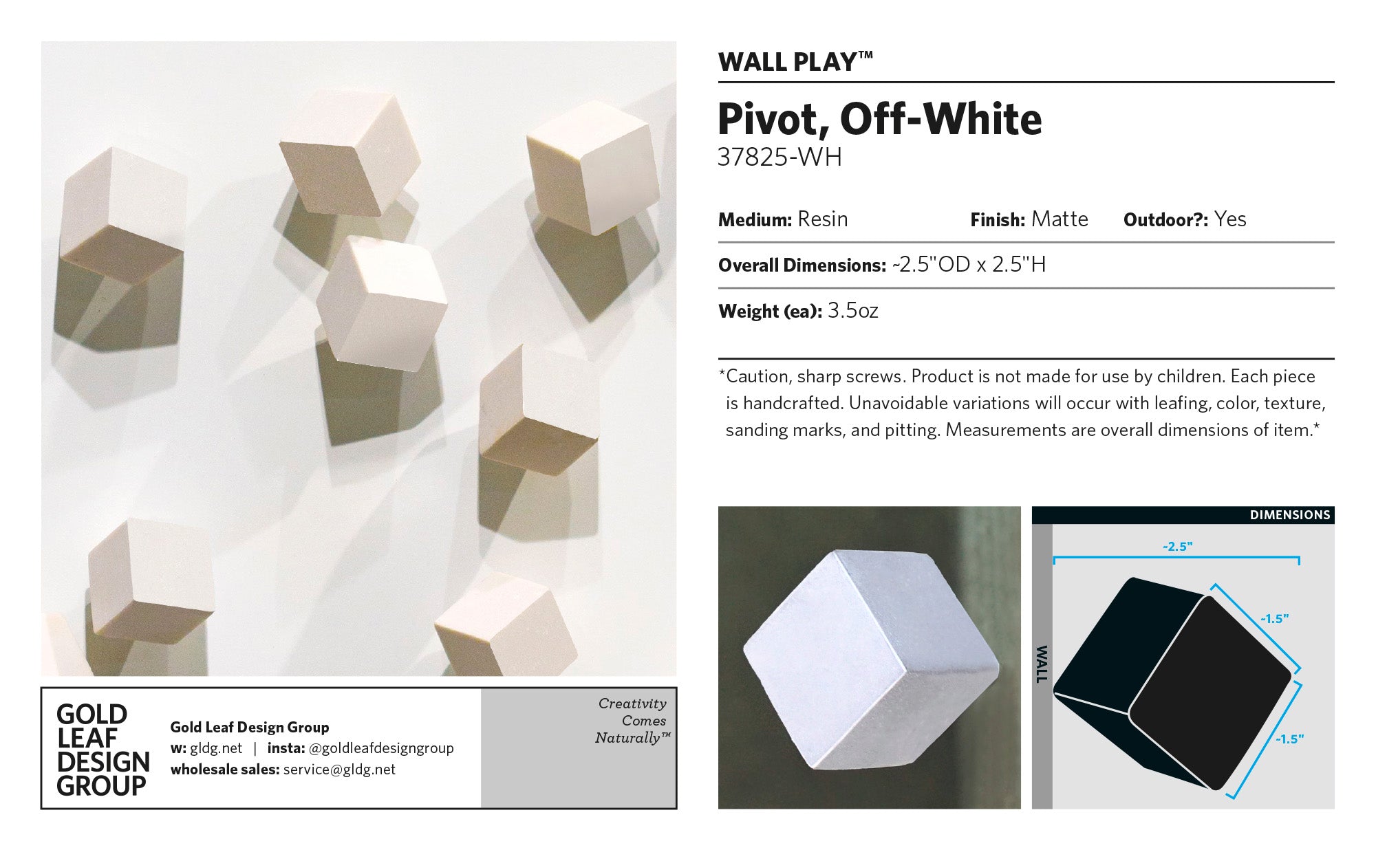Wall Play™: Pivot, Off-White