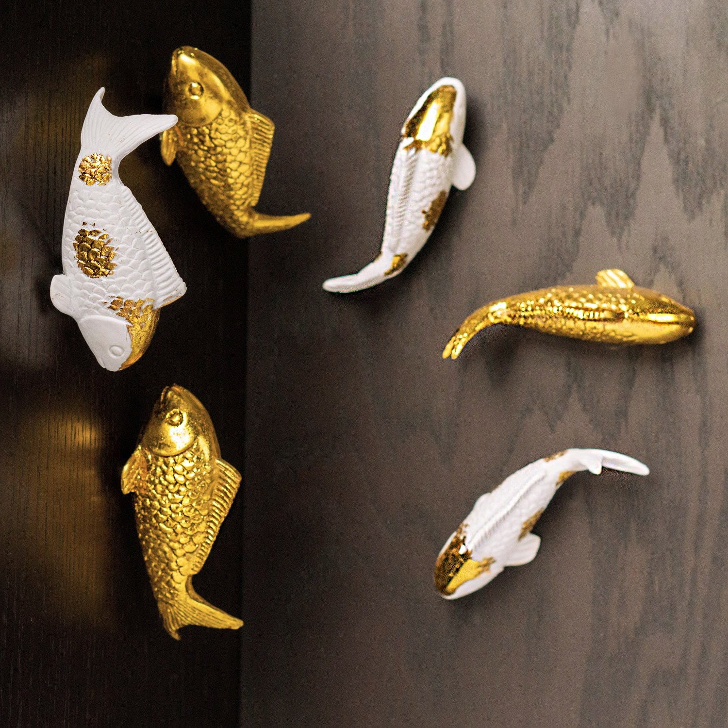 Wall Play™: Koi, Gold Foil, Set/2