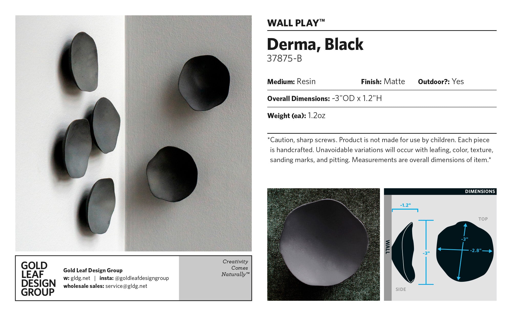 Wall Play™: Derma, Black