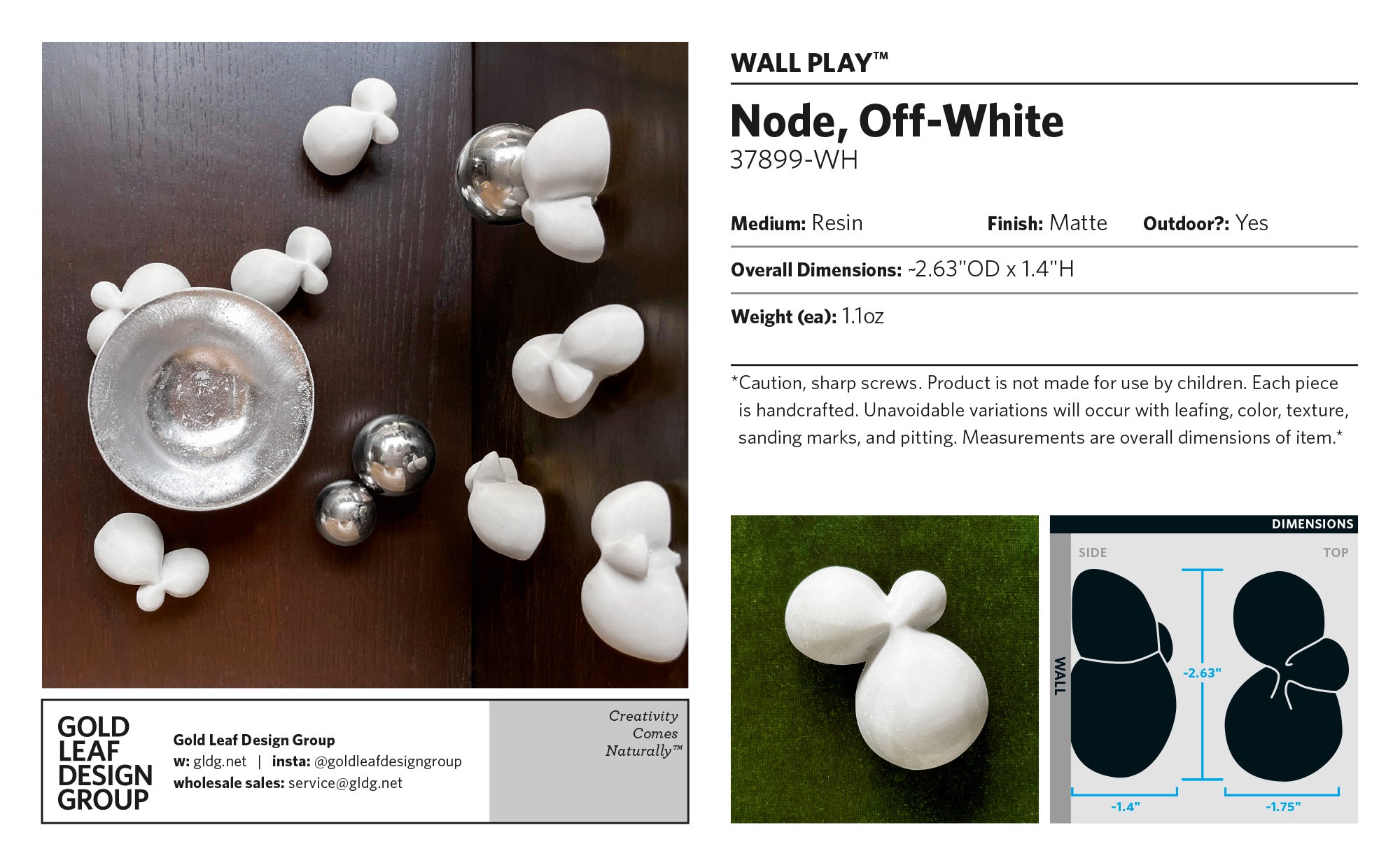 Wall Play™: Node, Off-White