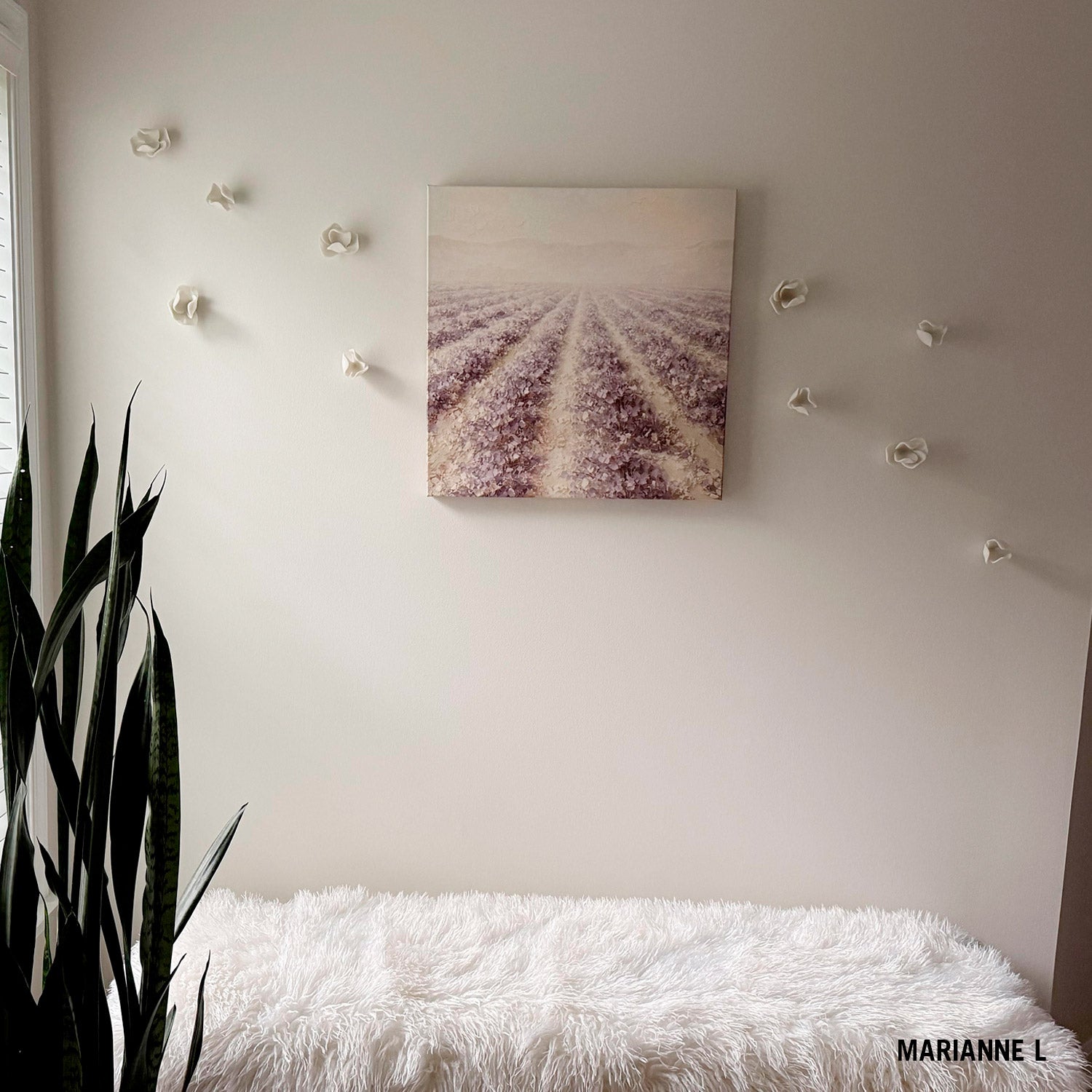 Wall Play™: Petals, Off-White, Set/2