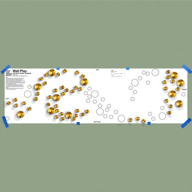 Half finished Wall Play template with Seed and Full Moon styles to demonstrate process.