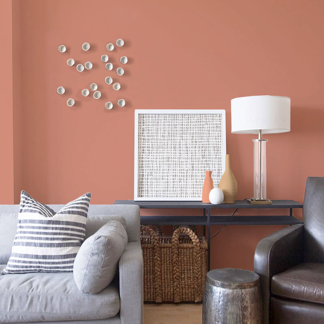 White Seed Wall Play by a white artwork in a Livingroom.