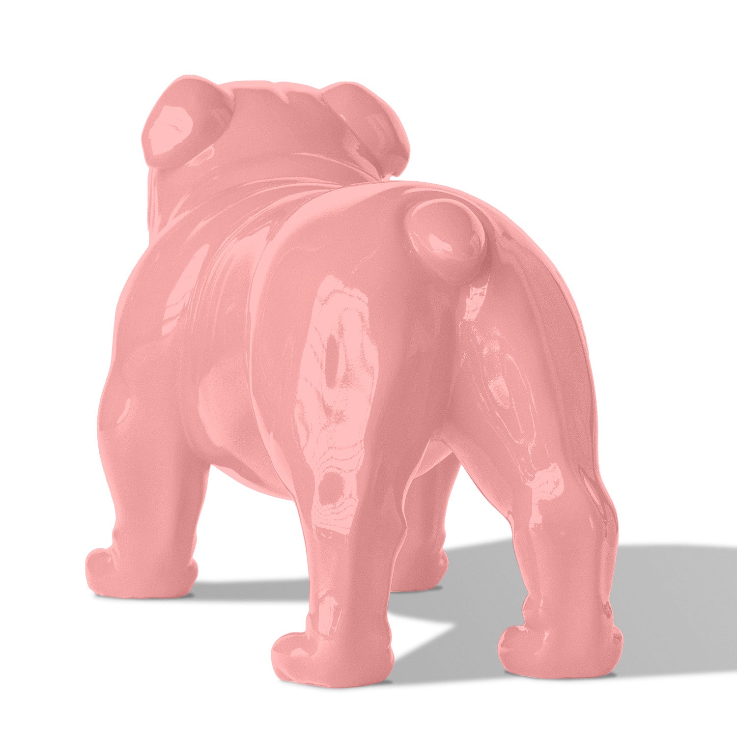 Bulldog Sculpture, Light Pink, MD