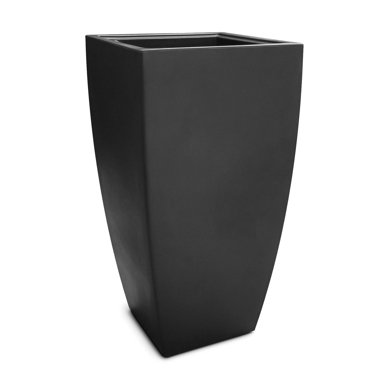 Distressed Texture: Cascade Black, 32”H Planter