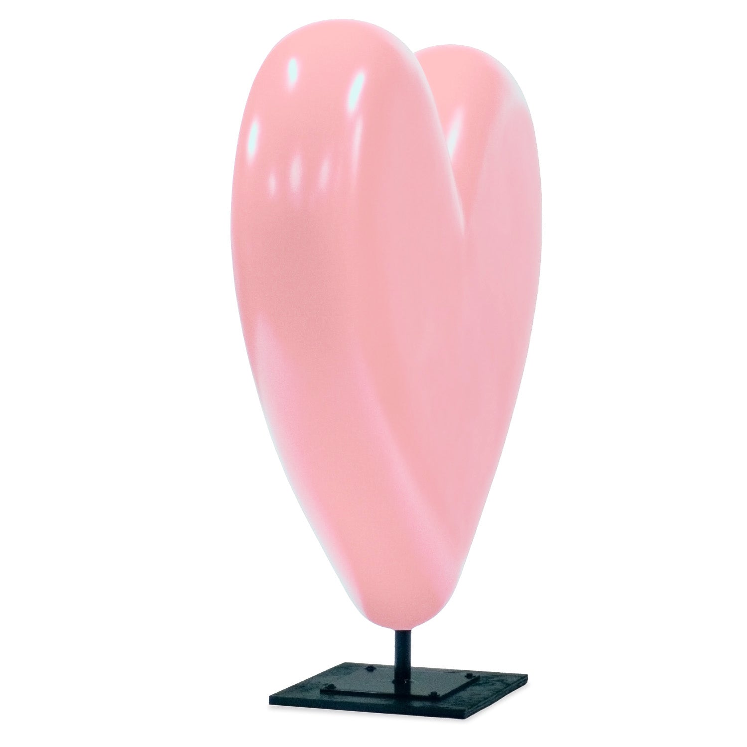 Heart Throb Sculpture, Pink Light