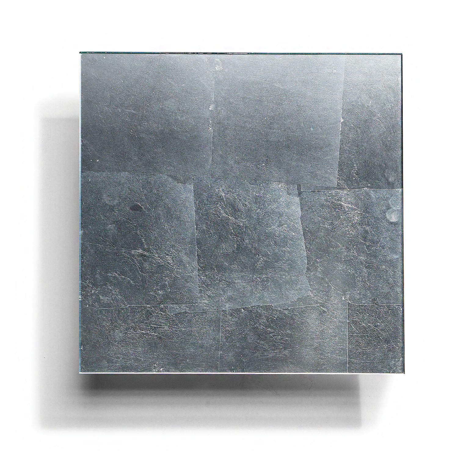 Floating Foil Silver 12"SQ Wall Art