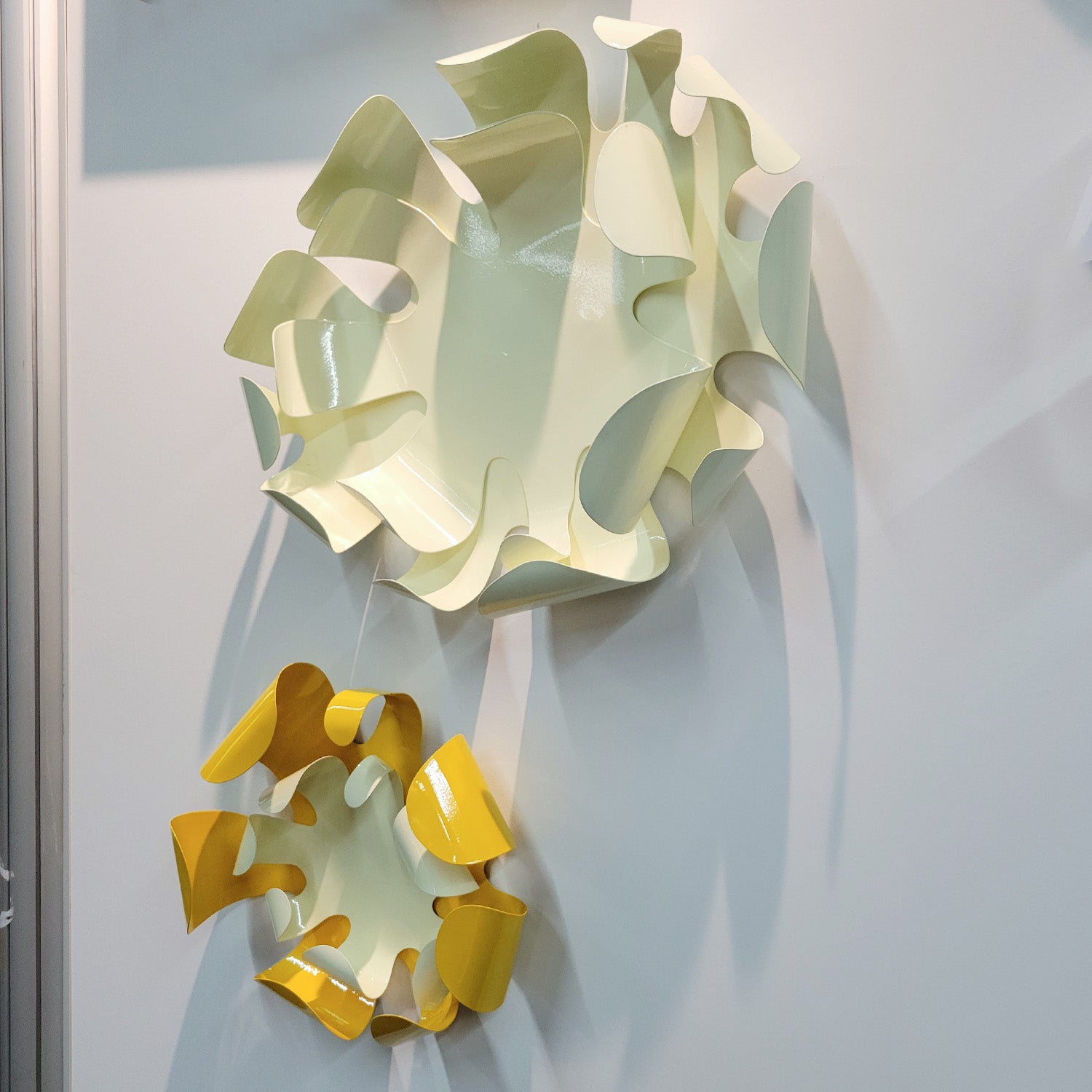 Garden 13.5"L Yellow/Cream Wall Art