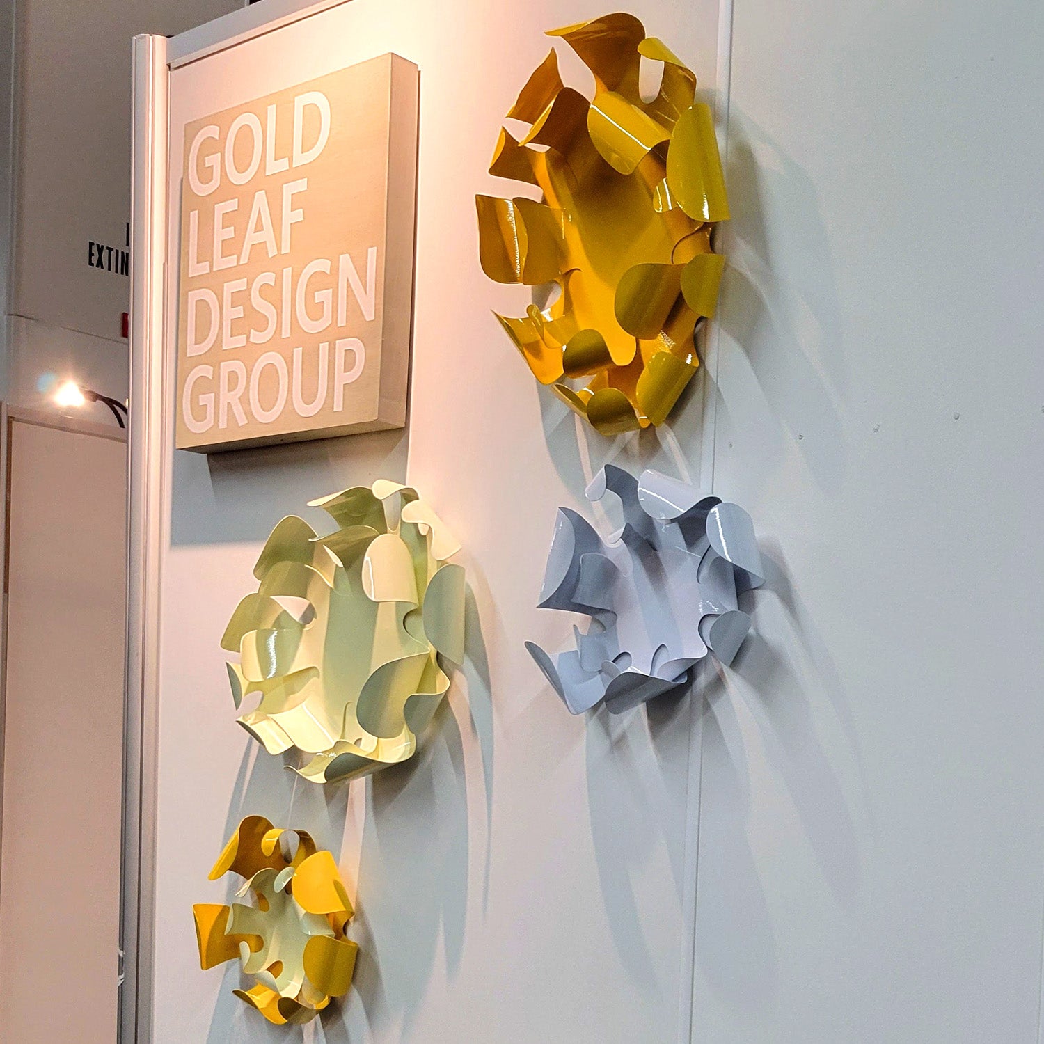 Garden 13.5"L Yellow/Cream Wall Art