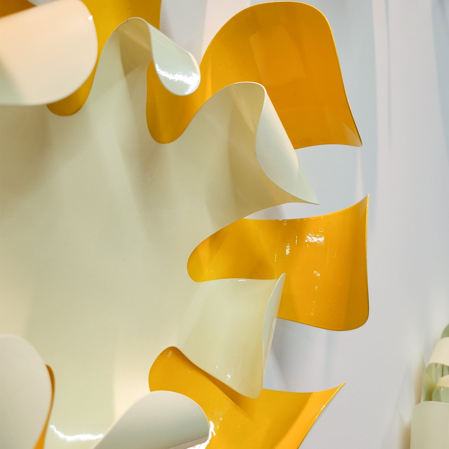 Garden 13.5"L Yellow/Cream Wall Art