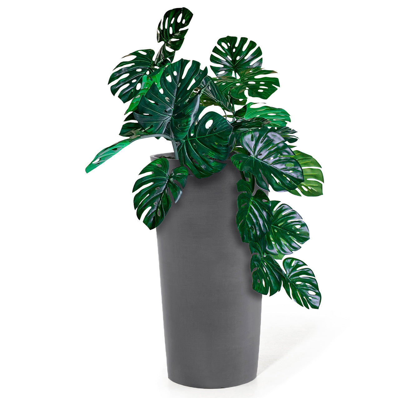 Distressed Smooth: Harmony Grey, 35.8"H Planter