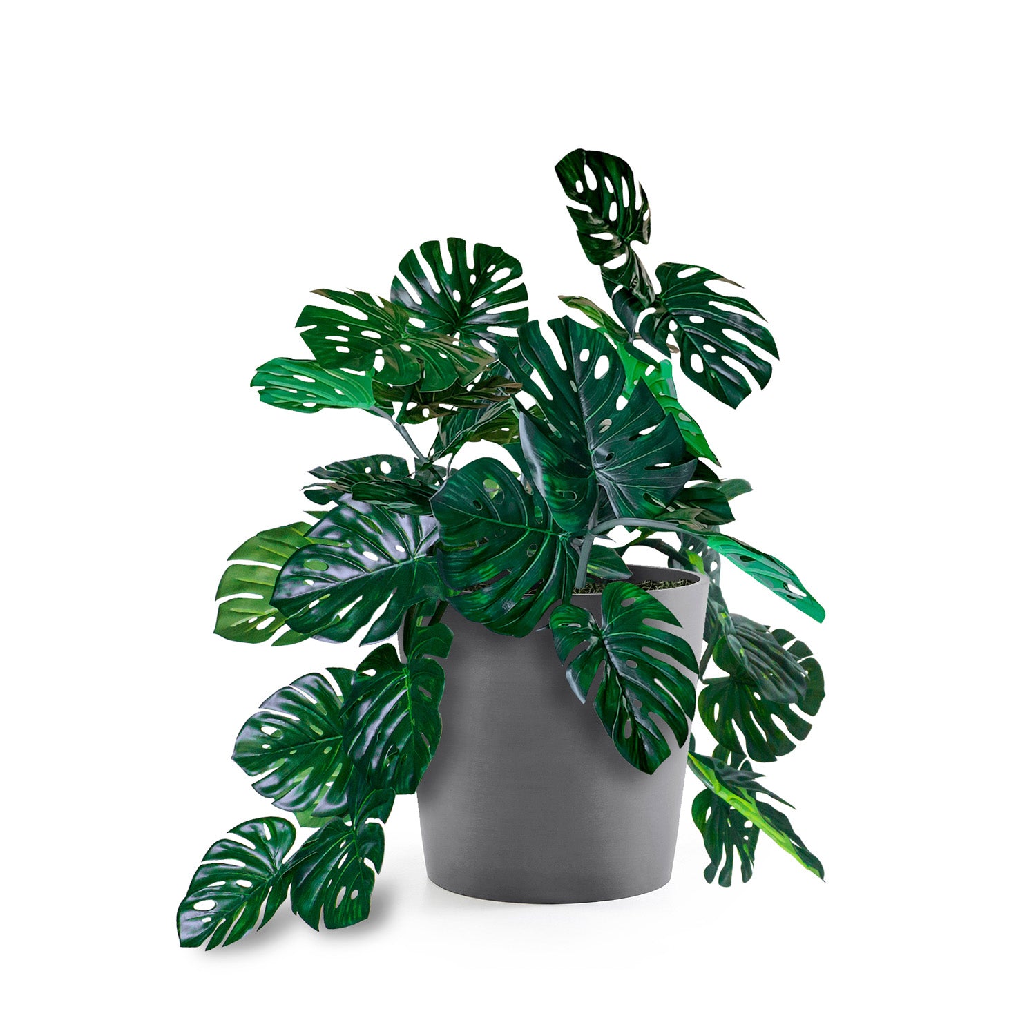 Distressed Smooth: Modesto Grey, 17.1"H Planter