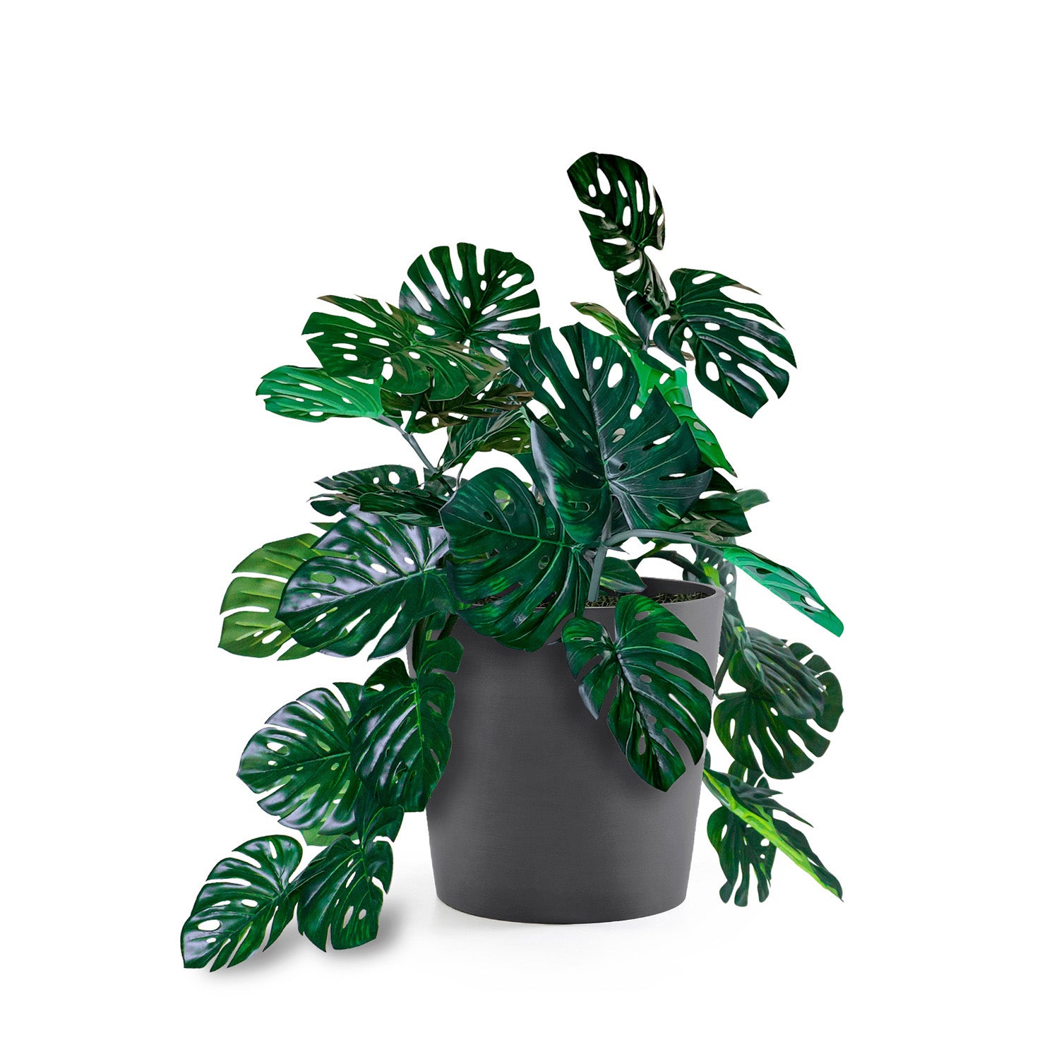 Distressed Smooth: Modesto Grey, 17.1"H Planter