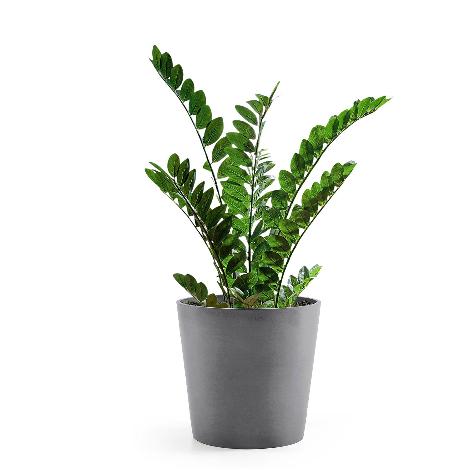 Distressed Smooth: Modesto Grey, 17.1"H Planter