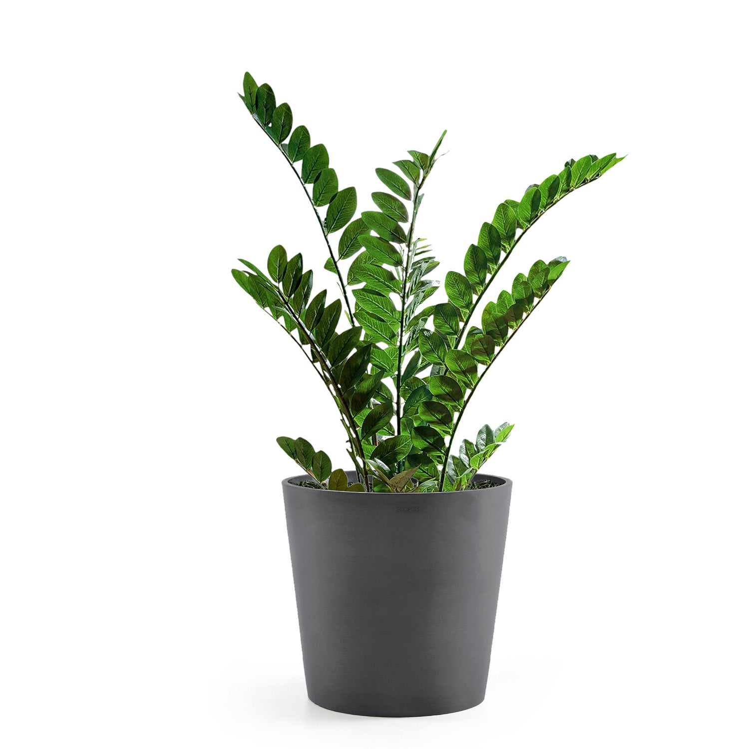 Distressed Smooth: Modesto Grey, 17.1"H Planter