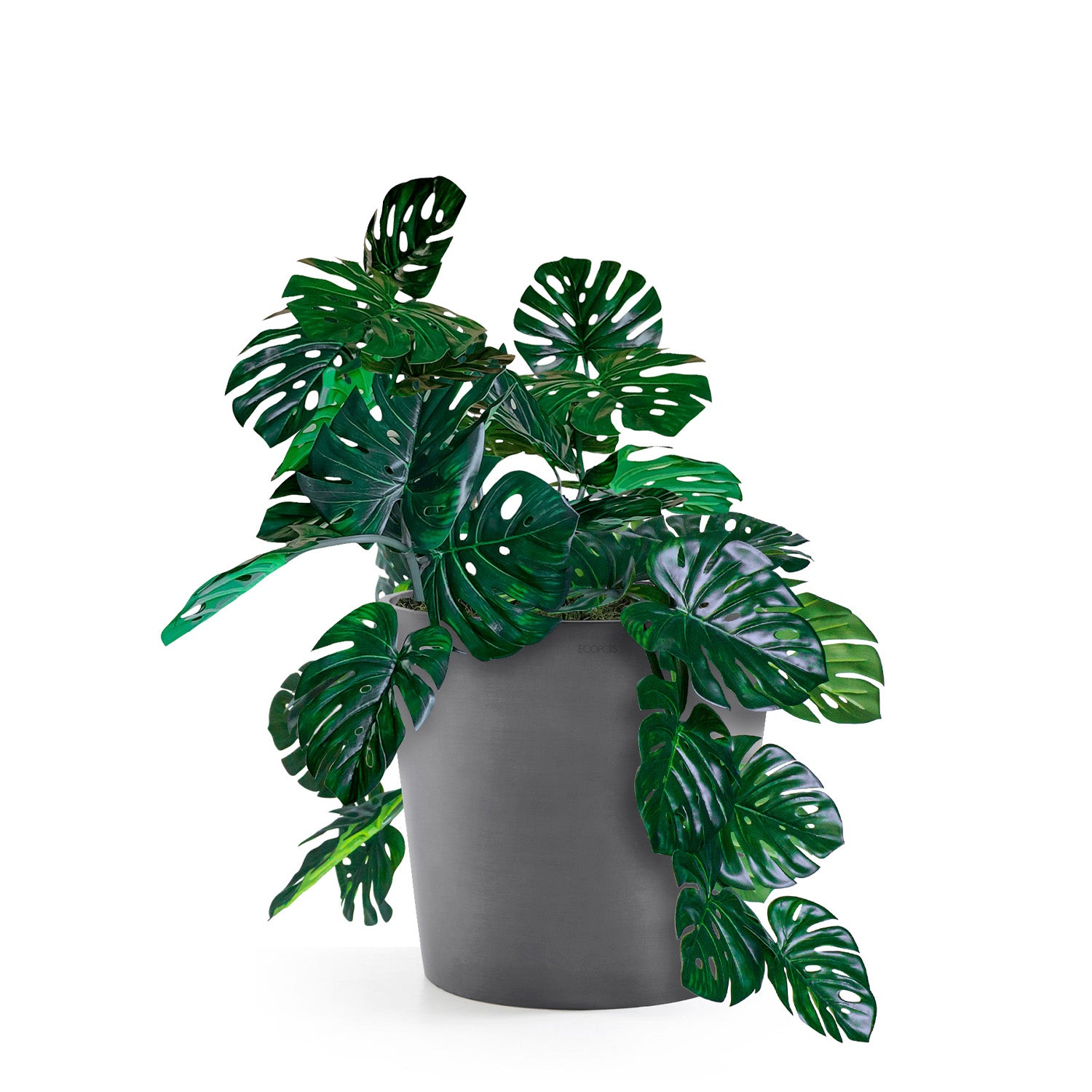 Distressed Smooth: Modesto Grey, 21.9"H Planter