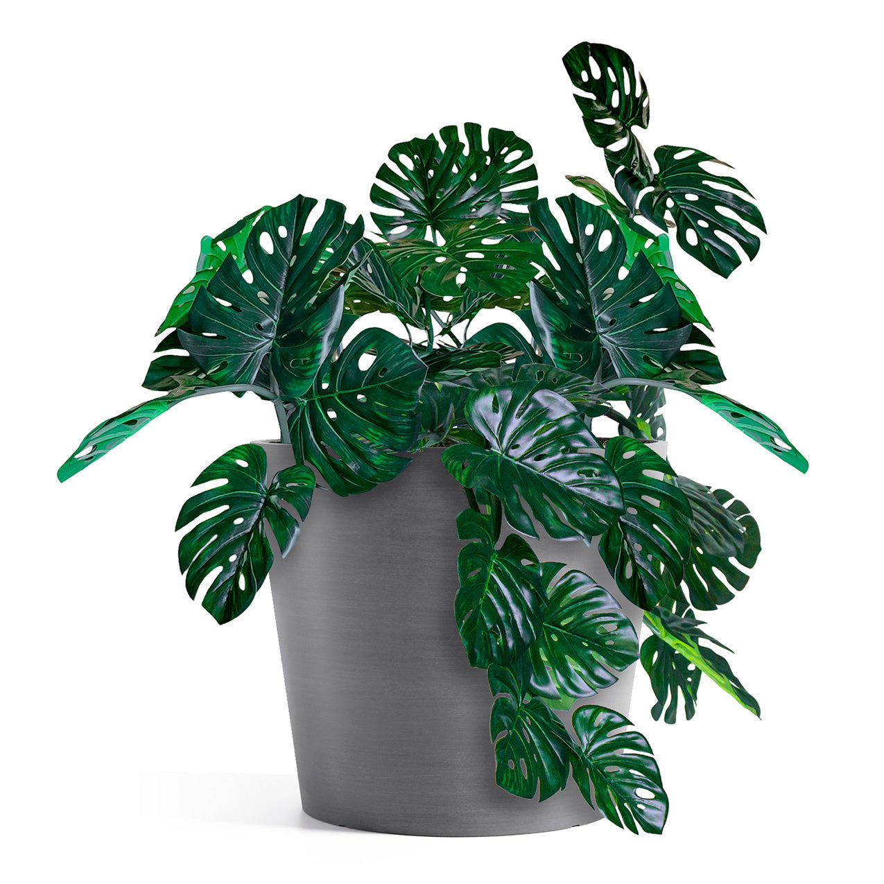 Distressed Smooth: Modesto Grey, 24.1"H Planter