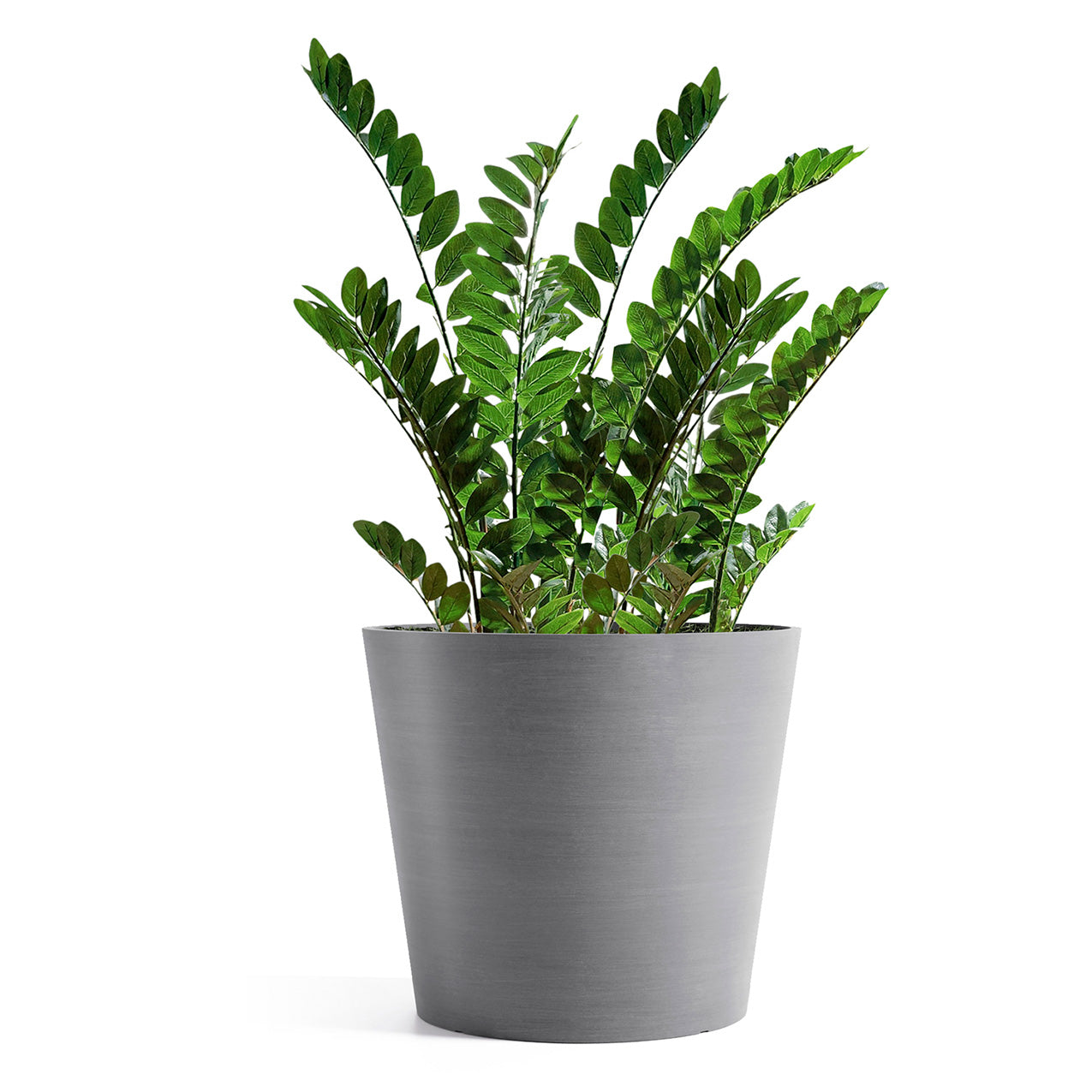 Distressed Smooth: Modesto Grey, 24.1"H Planter