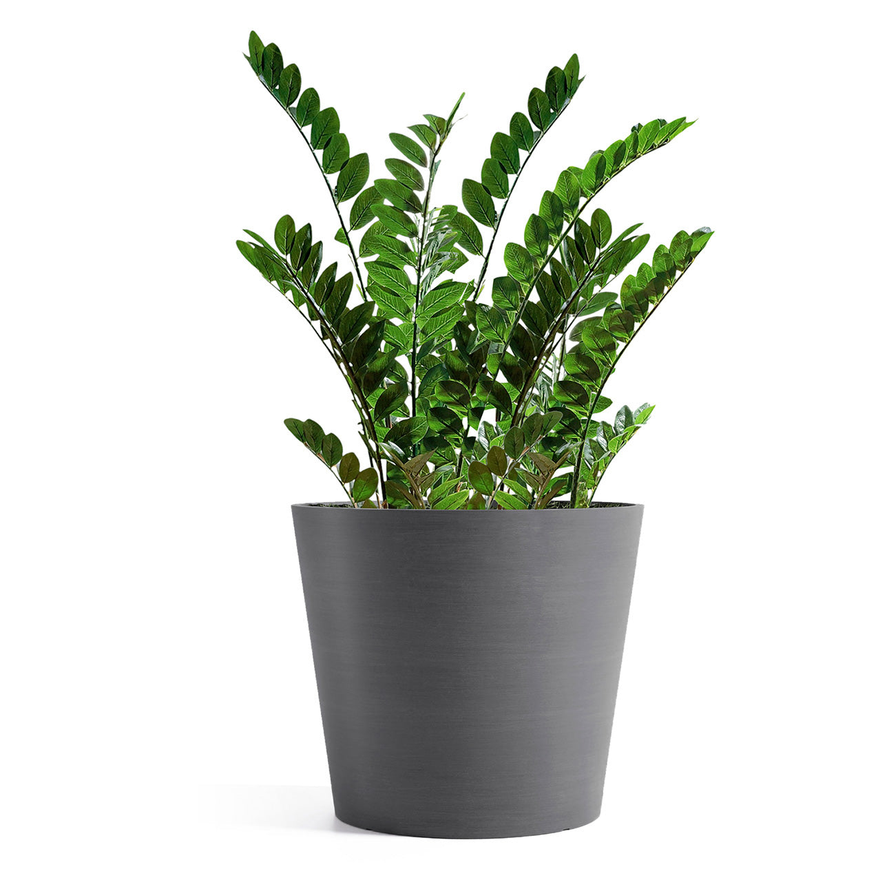 Distressed Smooth: Modesto Grey, 24.1"H Planter