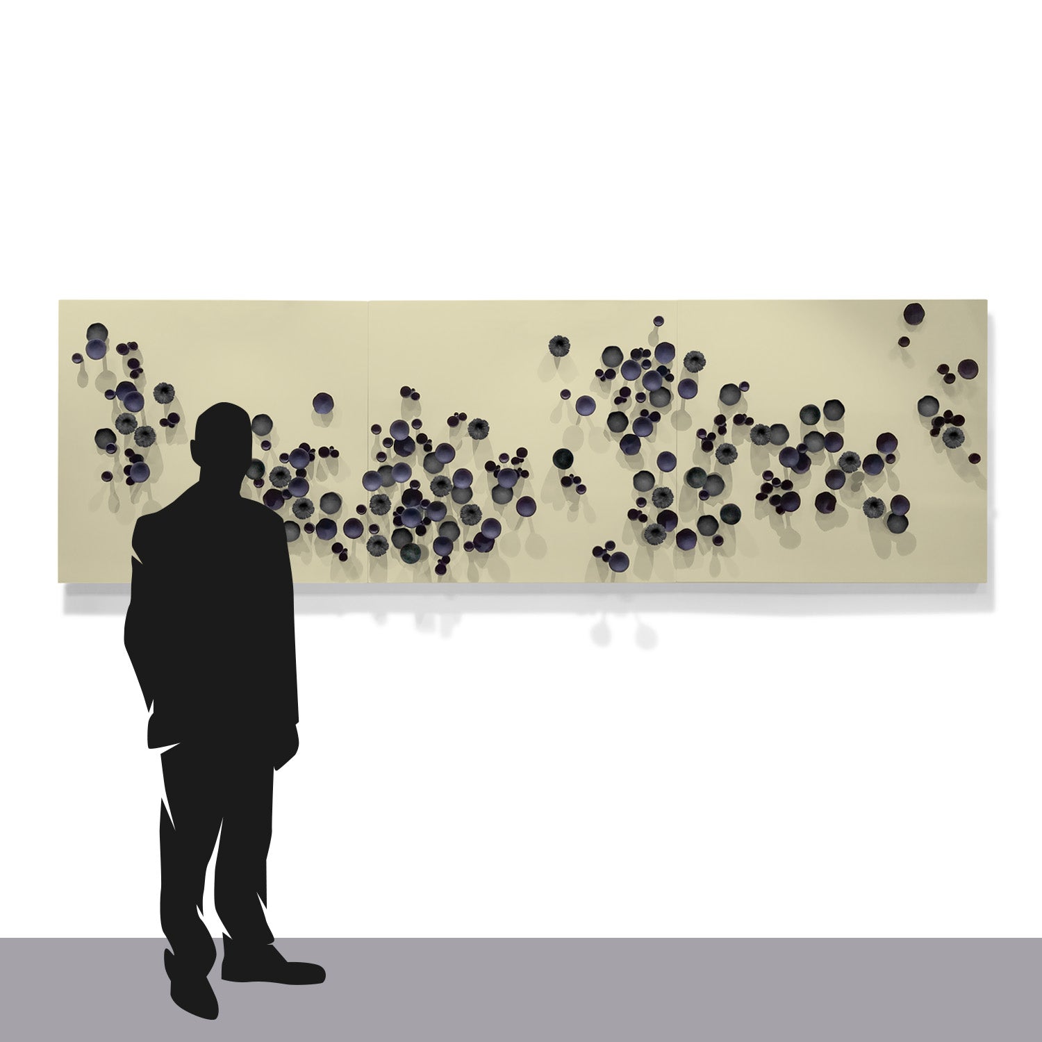 Wall Play™ Substrate Organic Black Mix 2 (set of 3)