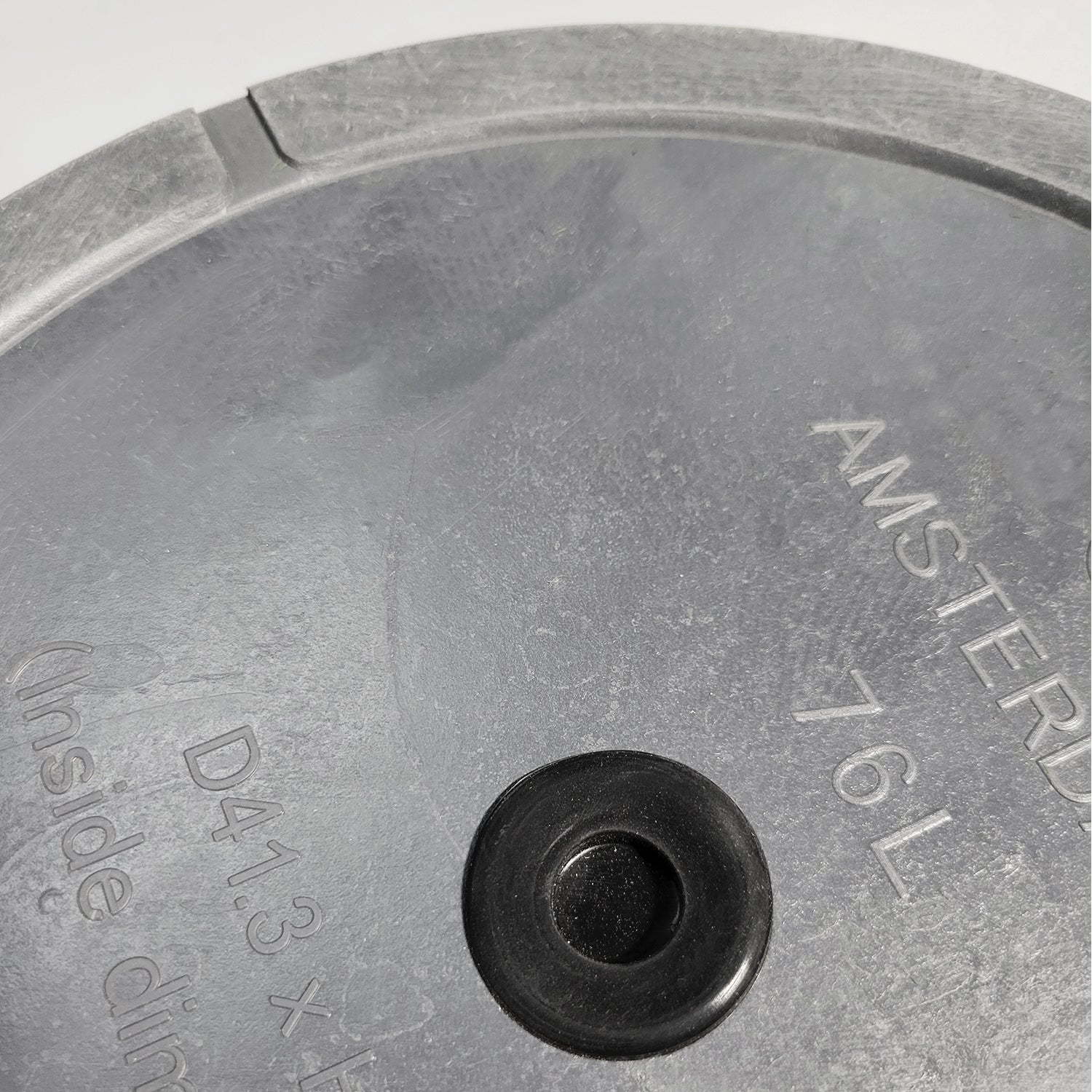 Distressed Smooth: Modesto Grey, 17.1"H Planter