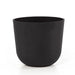 Black pot on a white background