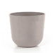 Off-white planter pot on a white background