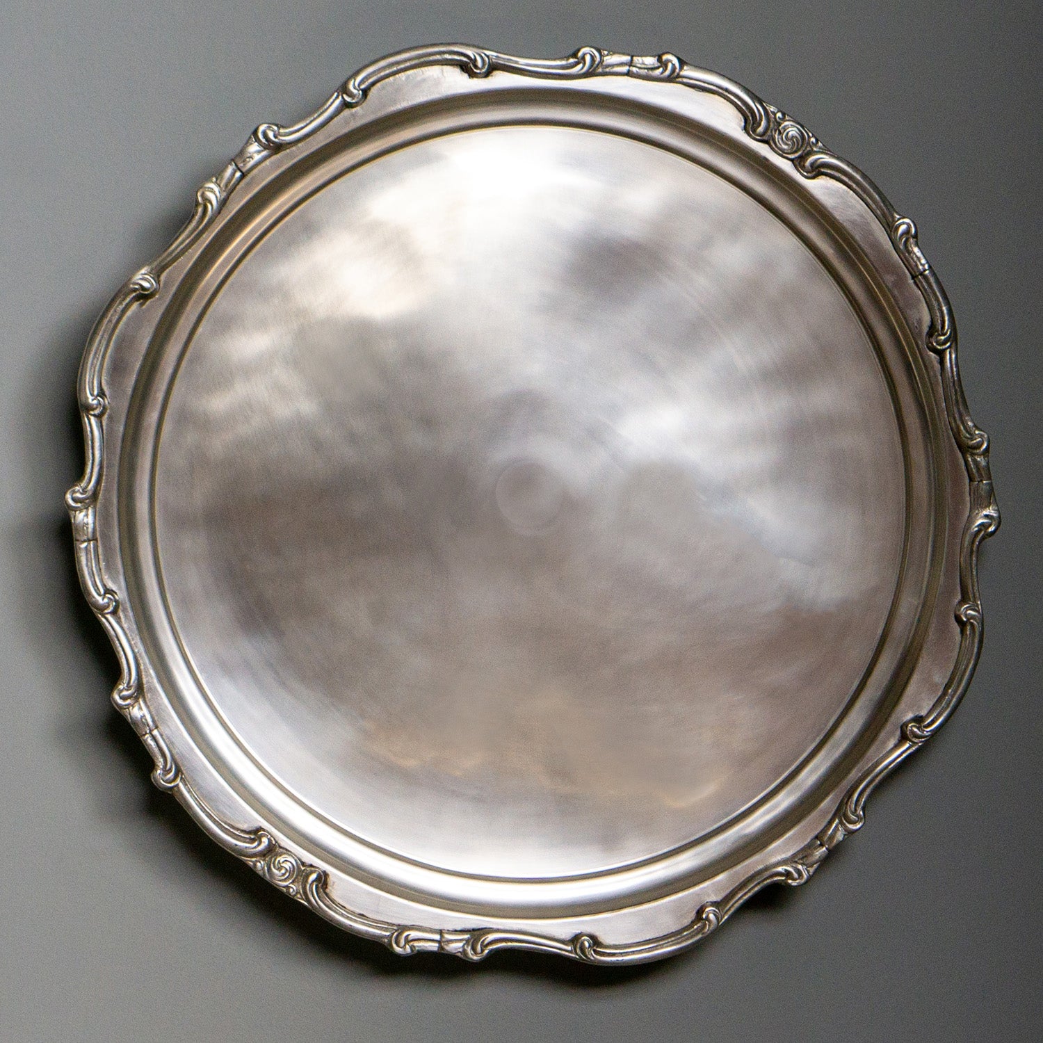 Pewter Platter 20.75"D Round Wall Art