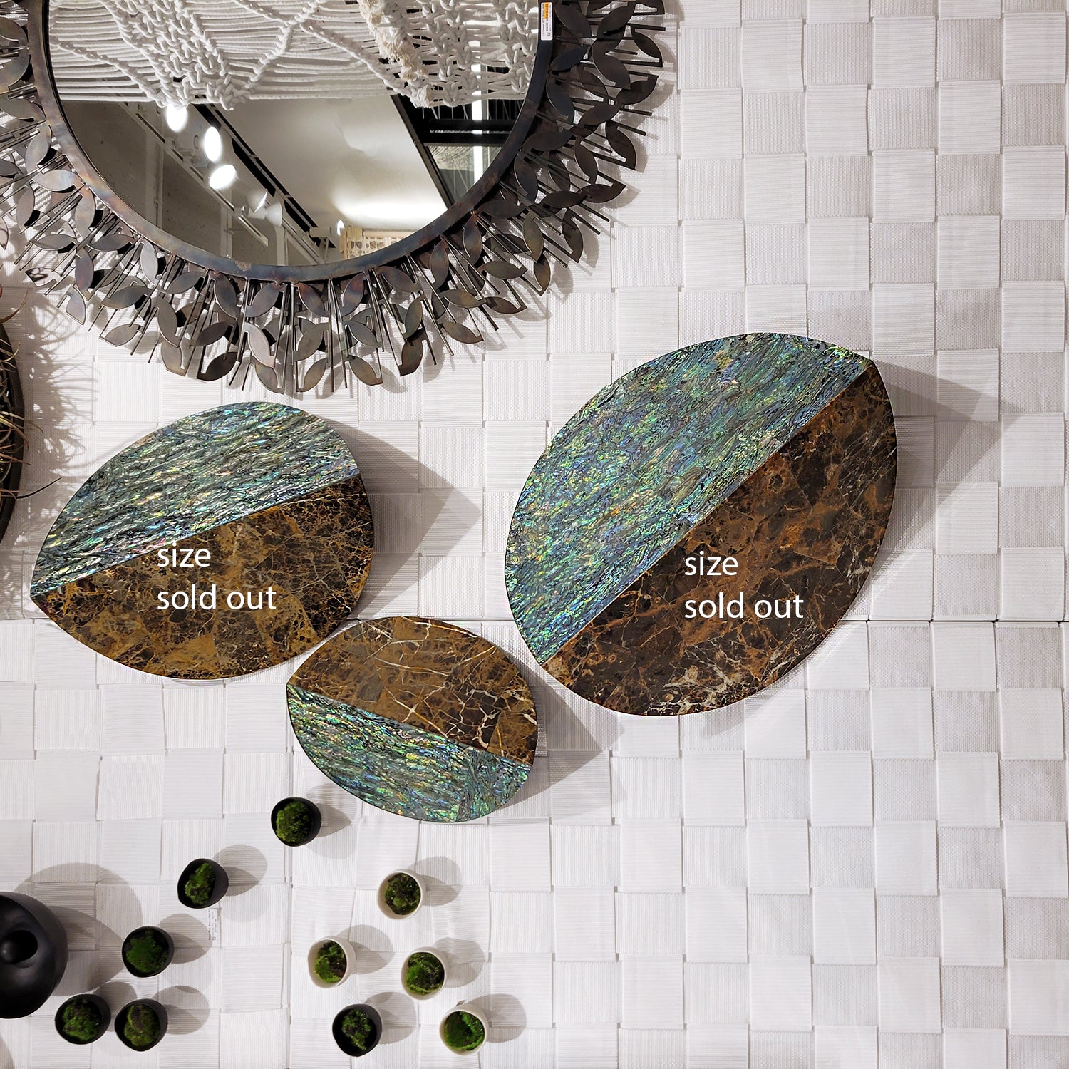 Eclipse 13.8"L Wall Art