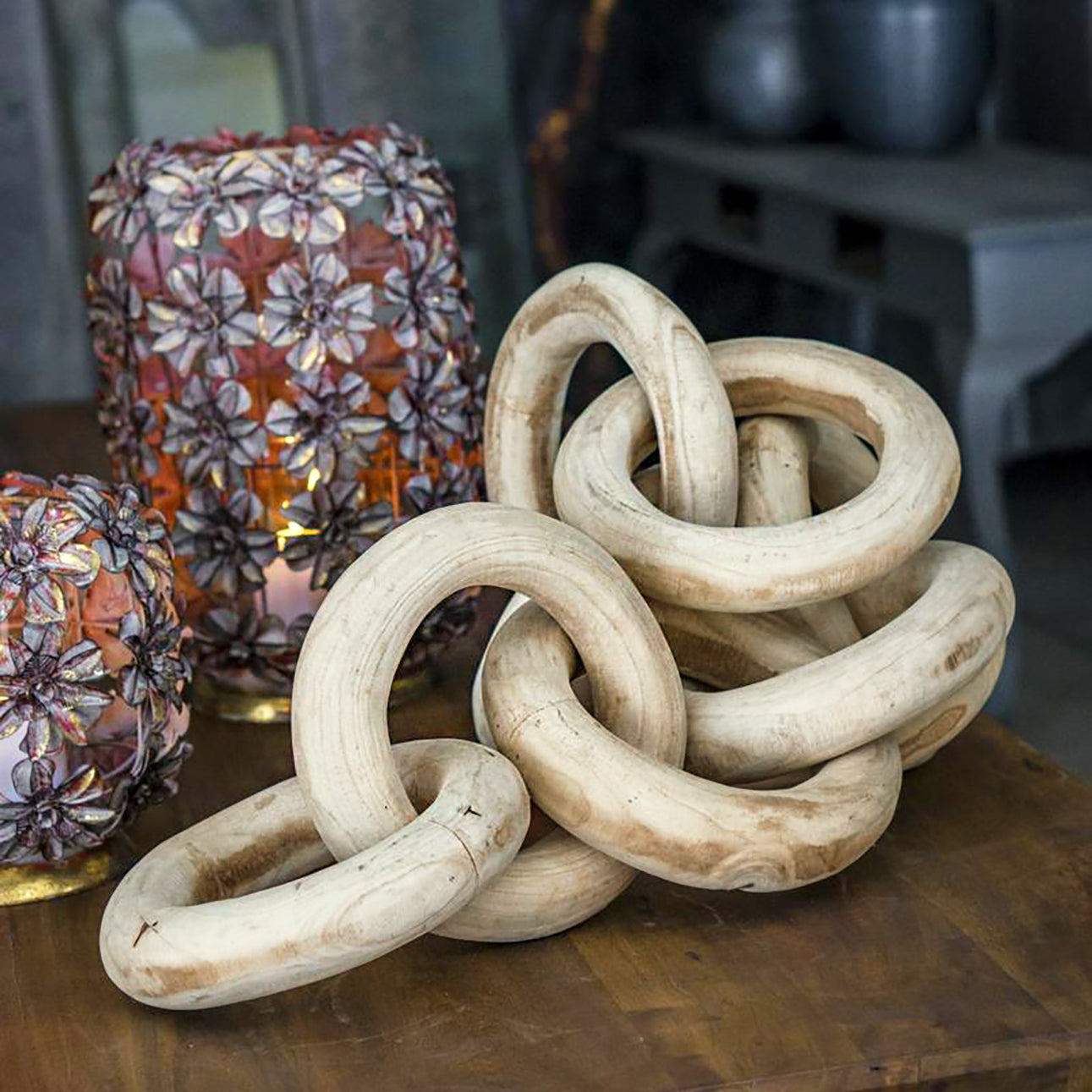 Wood Chain, 4 Link