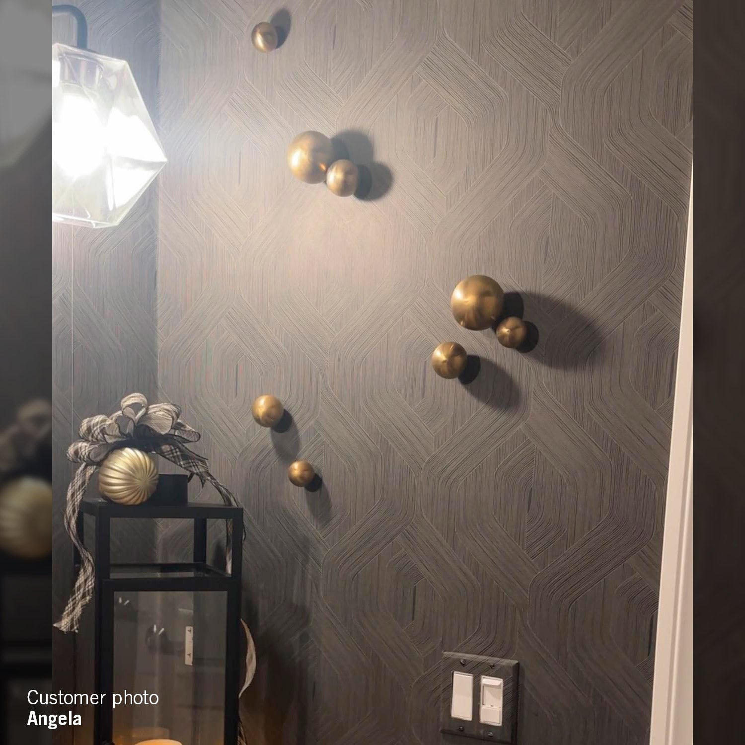 Wall Play™: Orb, Gold Matte, Set/10