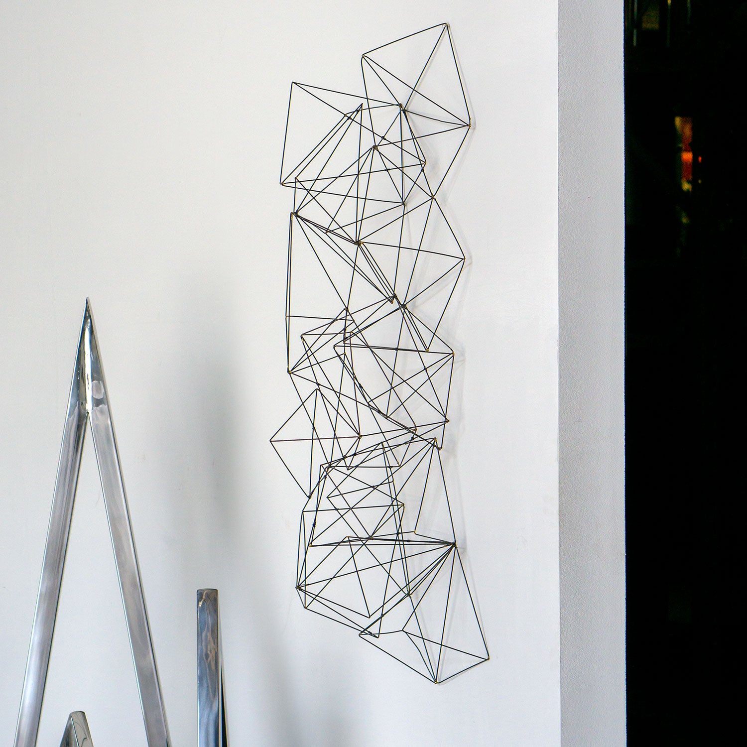 Wire Crystal Sculpture