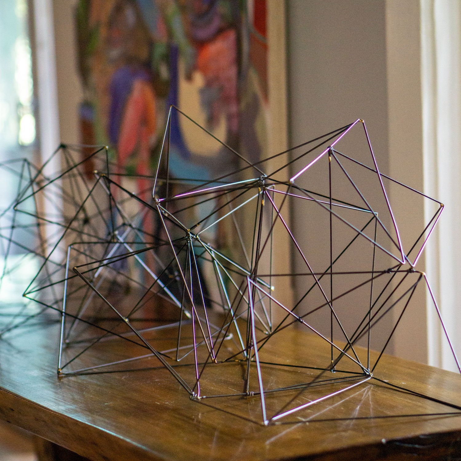 Wire Crystal Sculpture