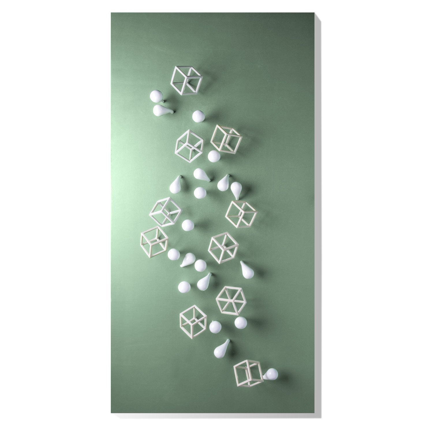 Wall Play™ Substrate Green Grey w/ Cubical & Fig