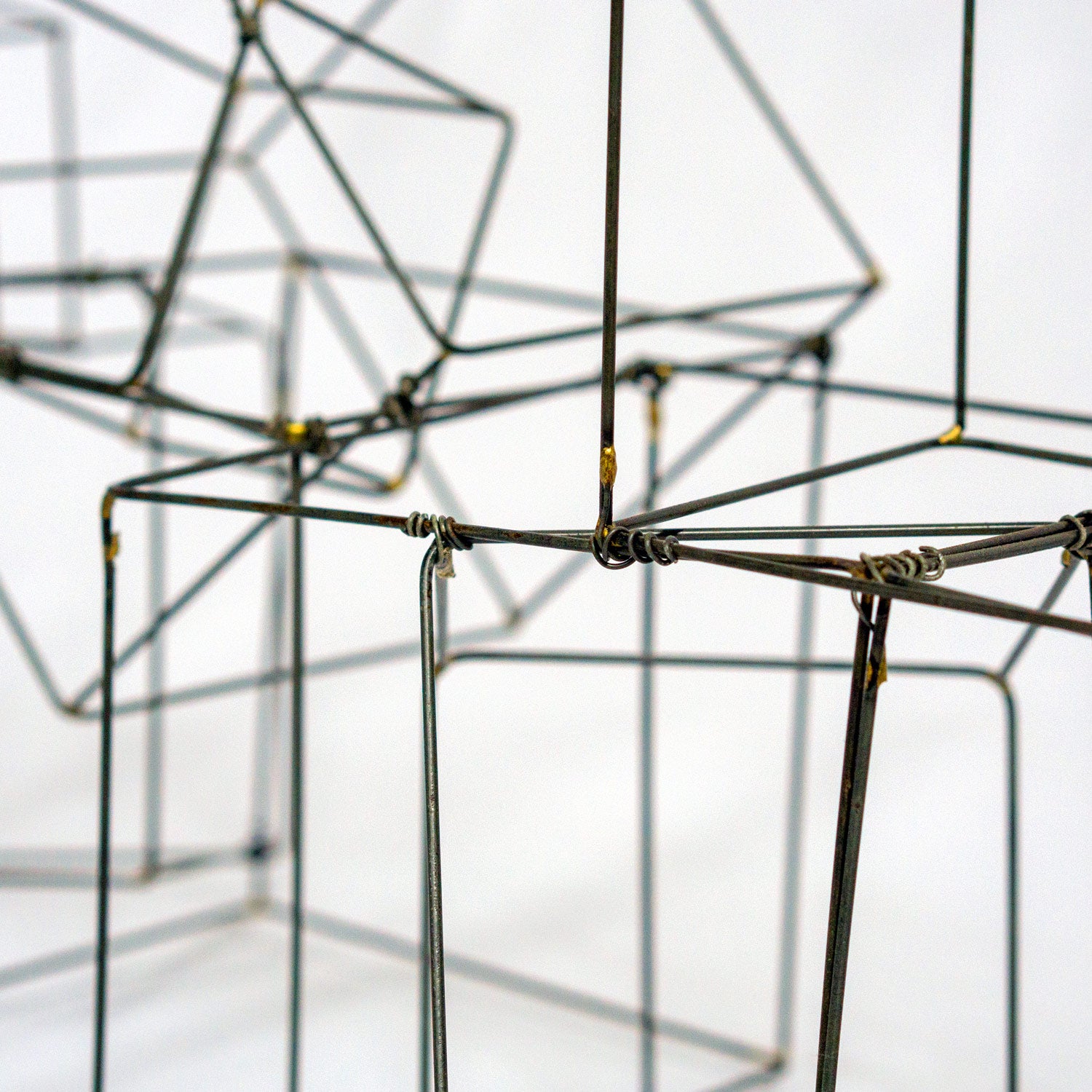 Wire Cube Sculpture
