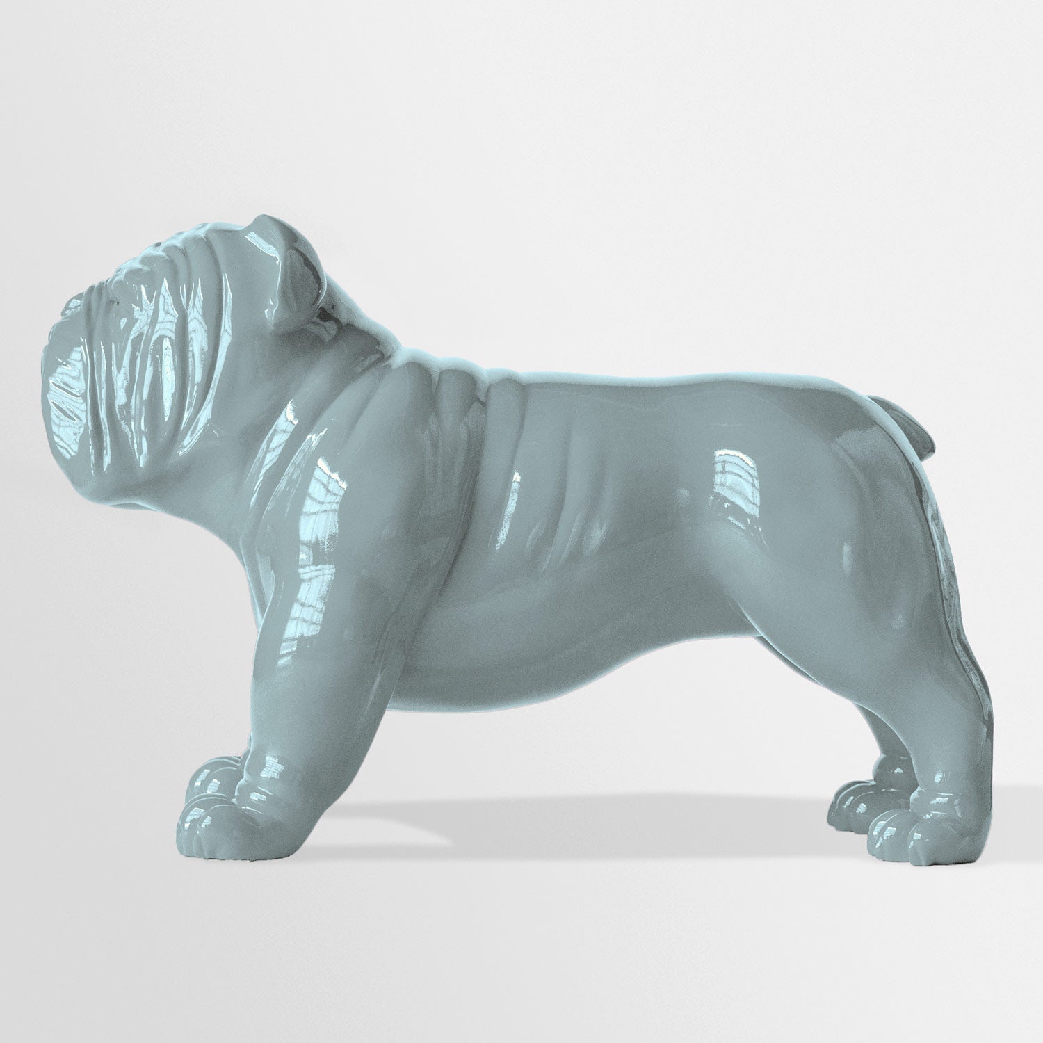 Bulldog Sculpture, Blue Smoky, MD