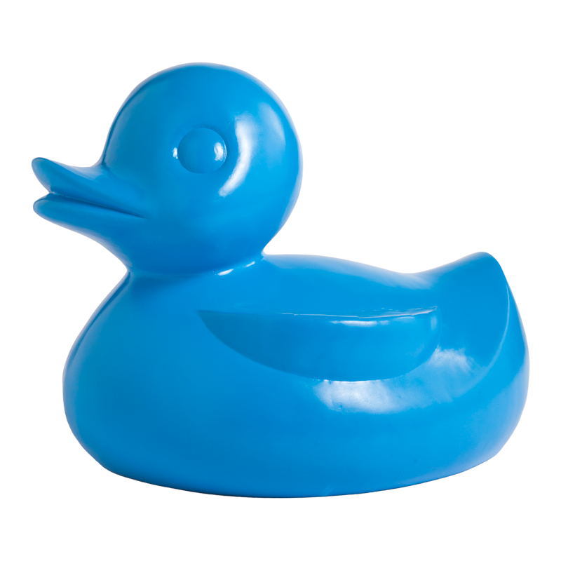 Duck Sculpture, Blue