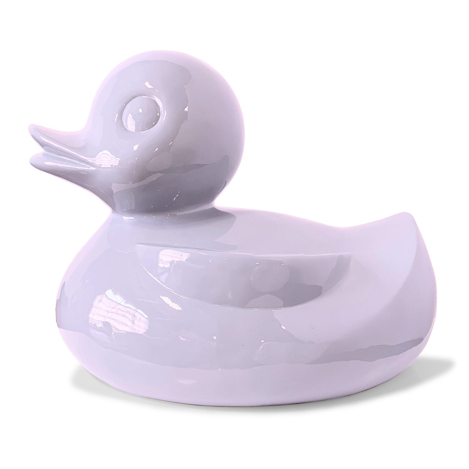 Duck Sculpture, Lily Lavender