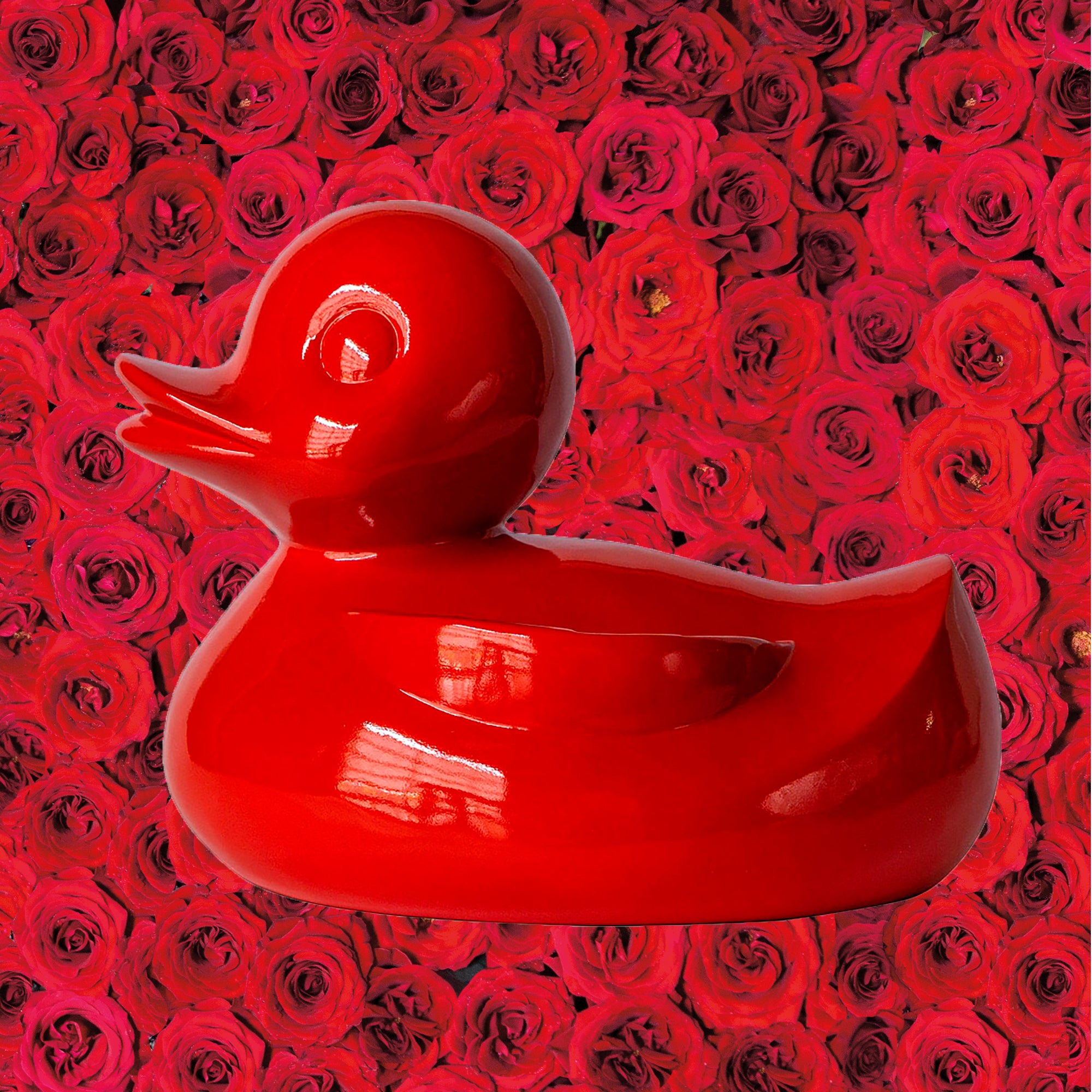 Duck Sculpture, Red