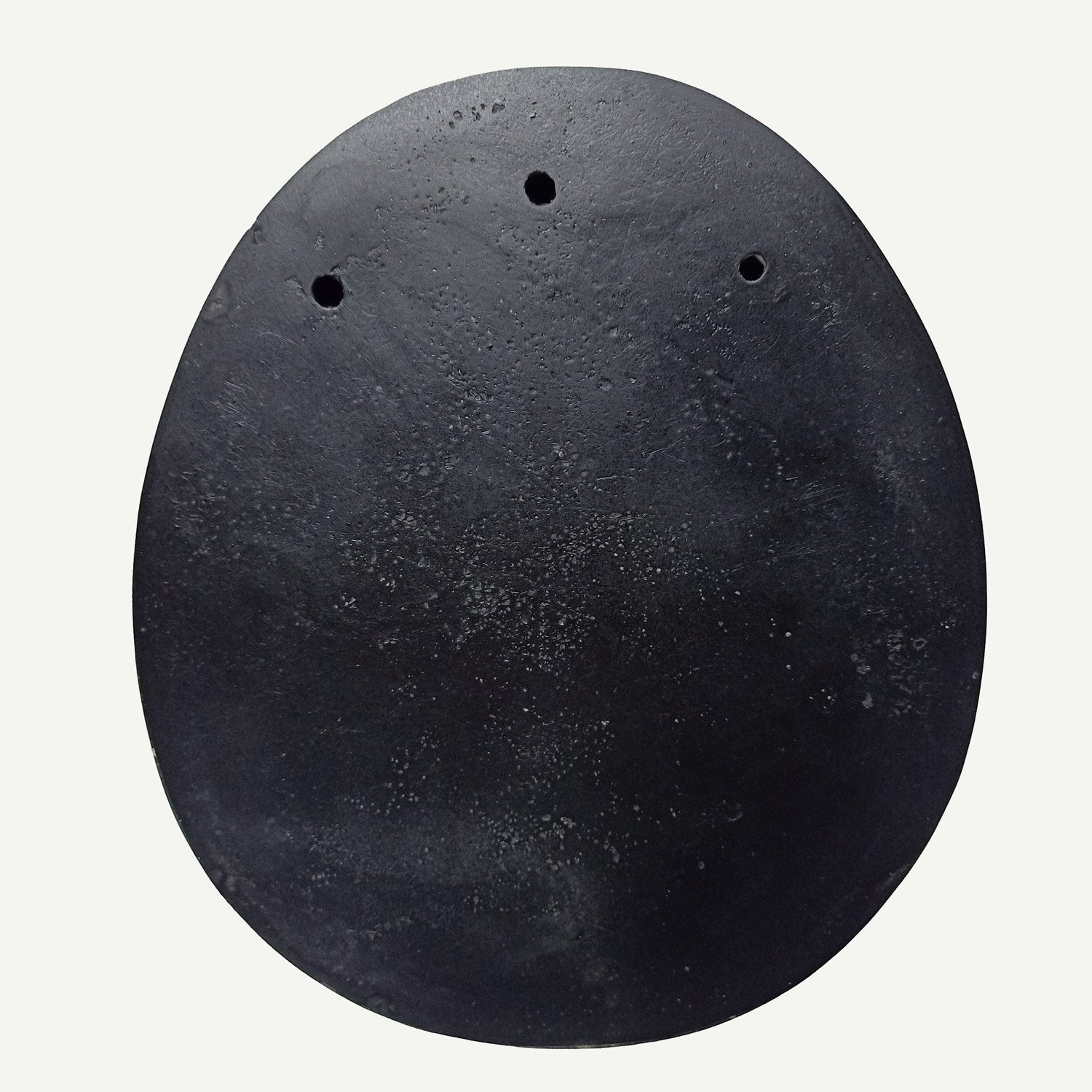 Black backside of 3-D Velocity Wall Art. Holes for hanging shown. White background.