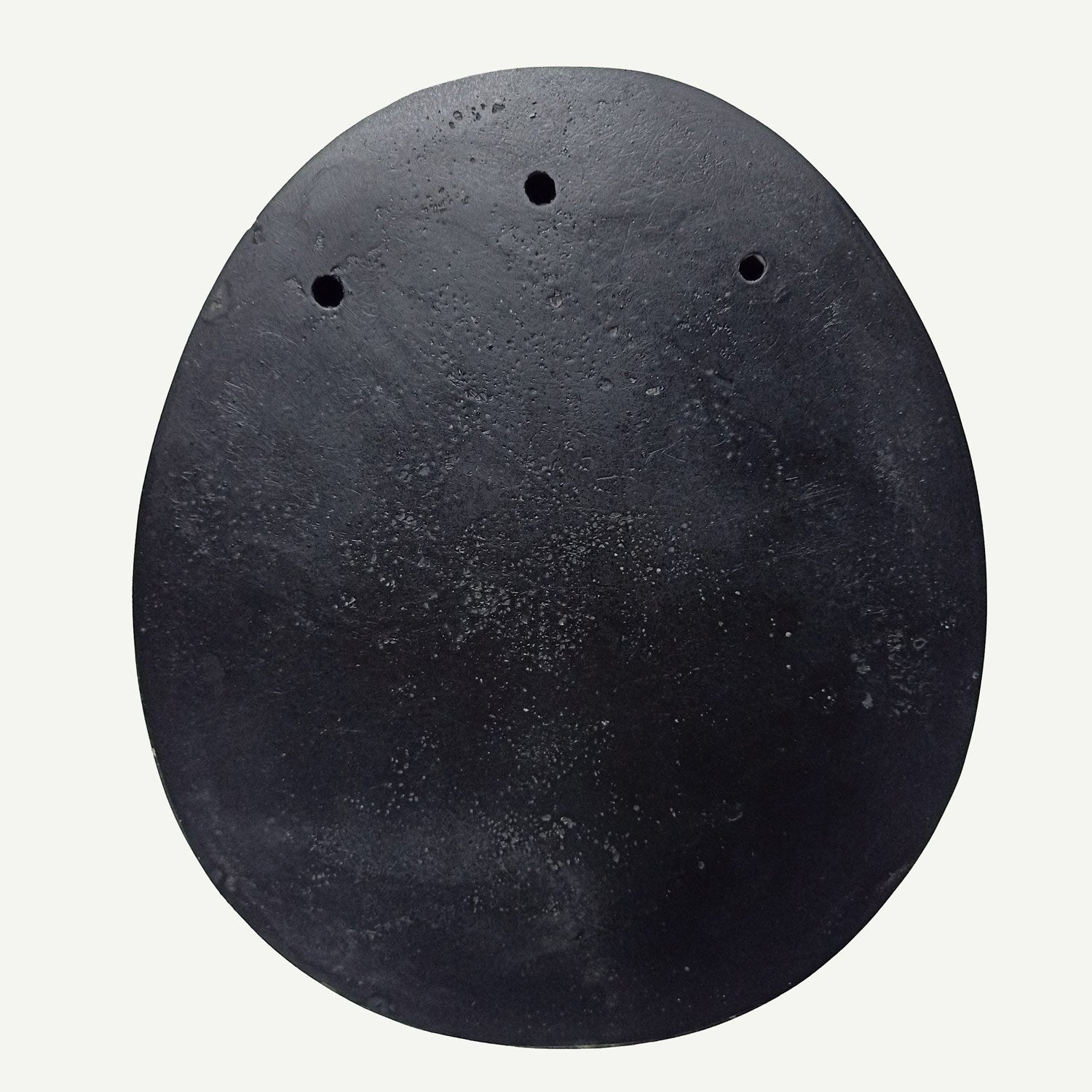 Black backside of 3-D Velocity Wall Art. Holes for hanging shown. White background.
