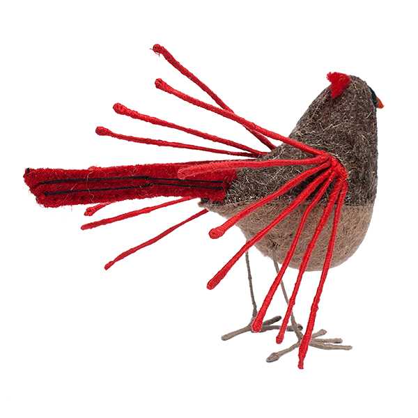 Felt Bird, Female Cardinal