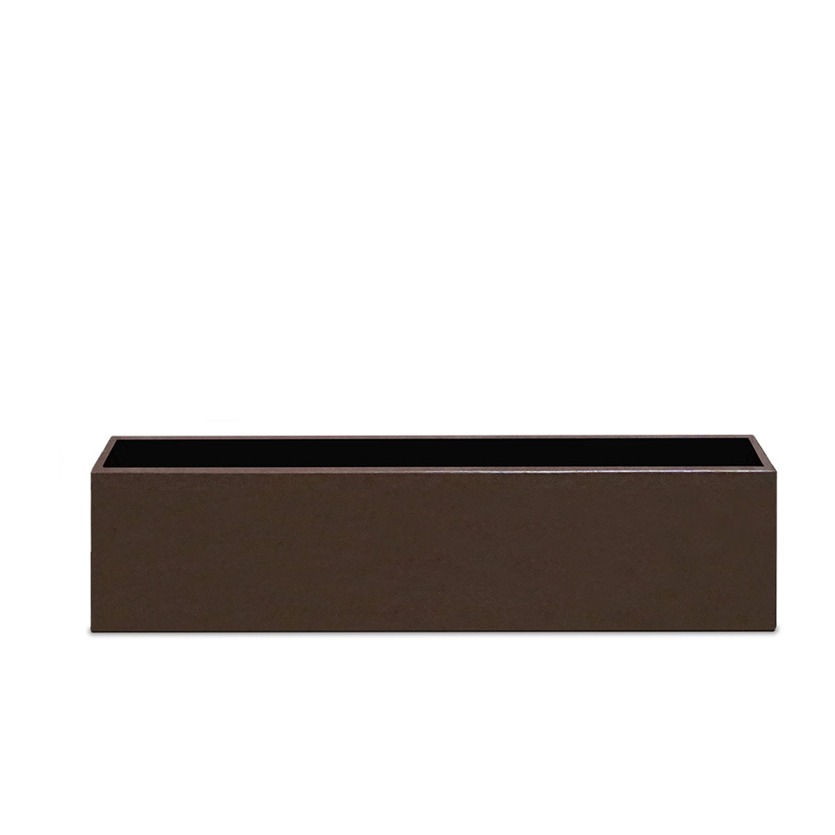 Rectangle Planter for Base of Movable Partition Wall, Bronze Black