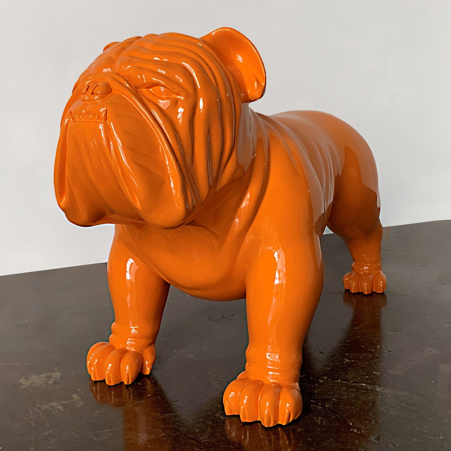 Bulldog Sculpture, Orange, MD