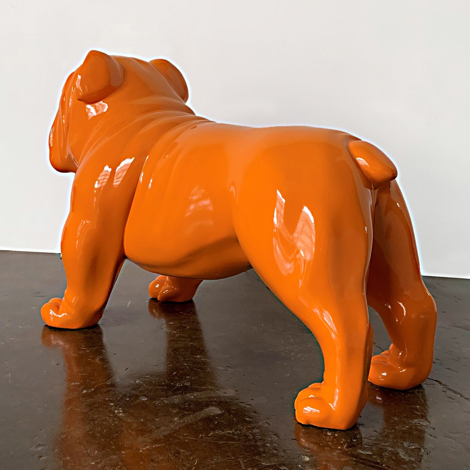 Bulldog Sculpture, Orange, MD