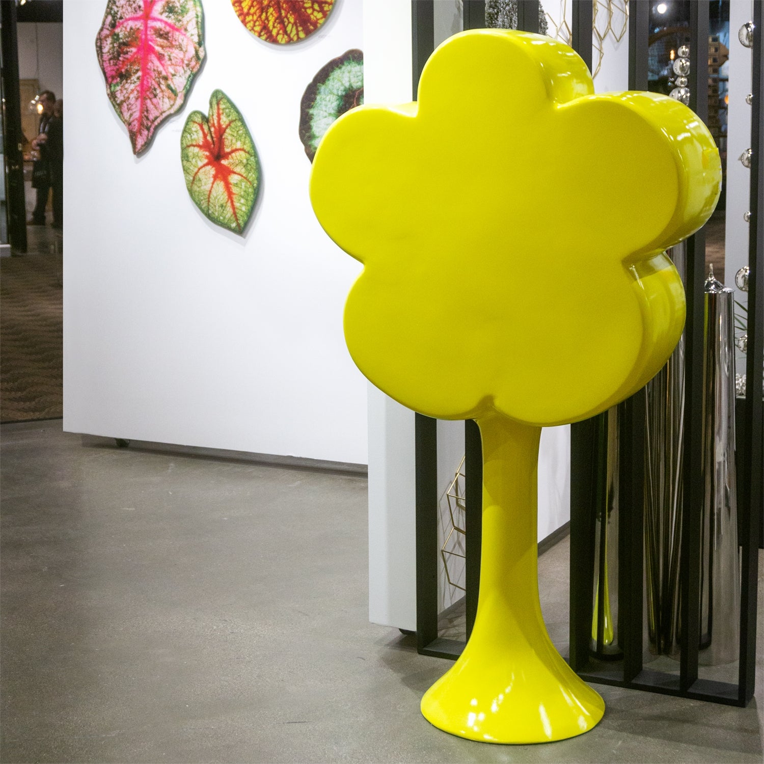 Flower Power Sculpture, Yellow