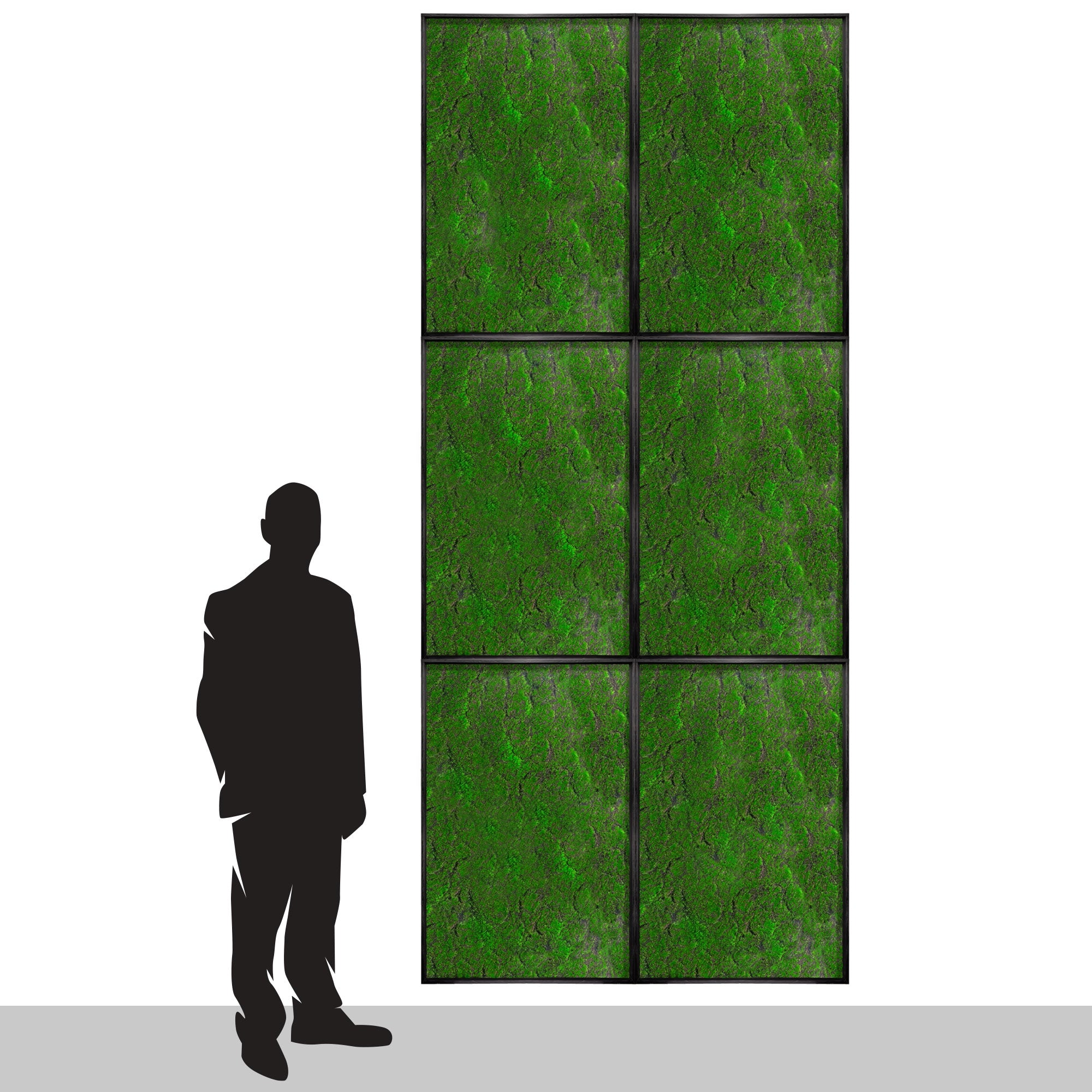 Green Wall, ‘New Moss Rectangle’, 37.25"L