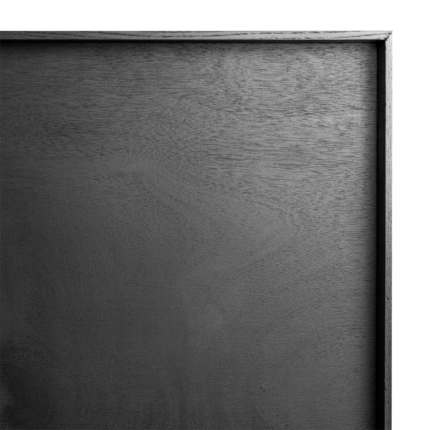 Shadow Box, 50.5"L, Satin Black Hardwood