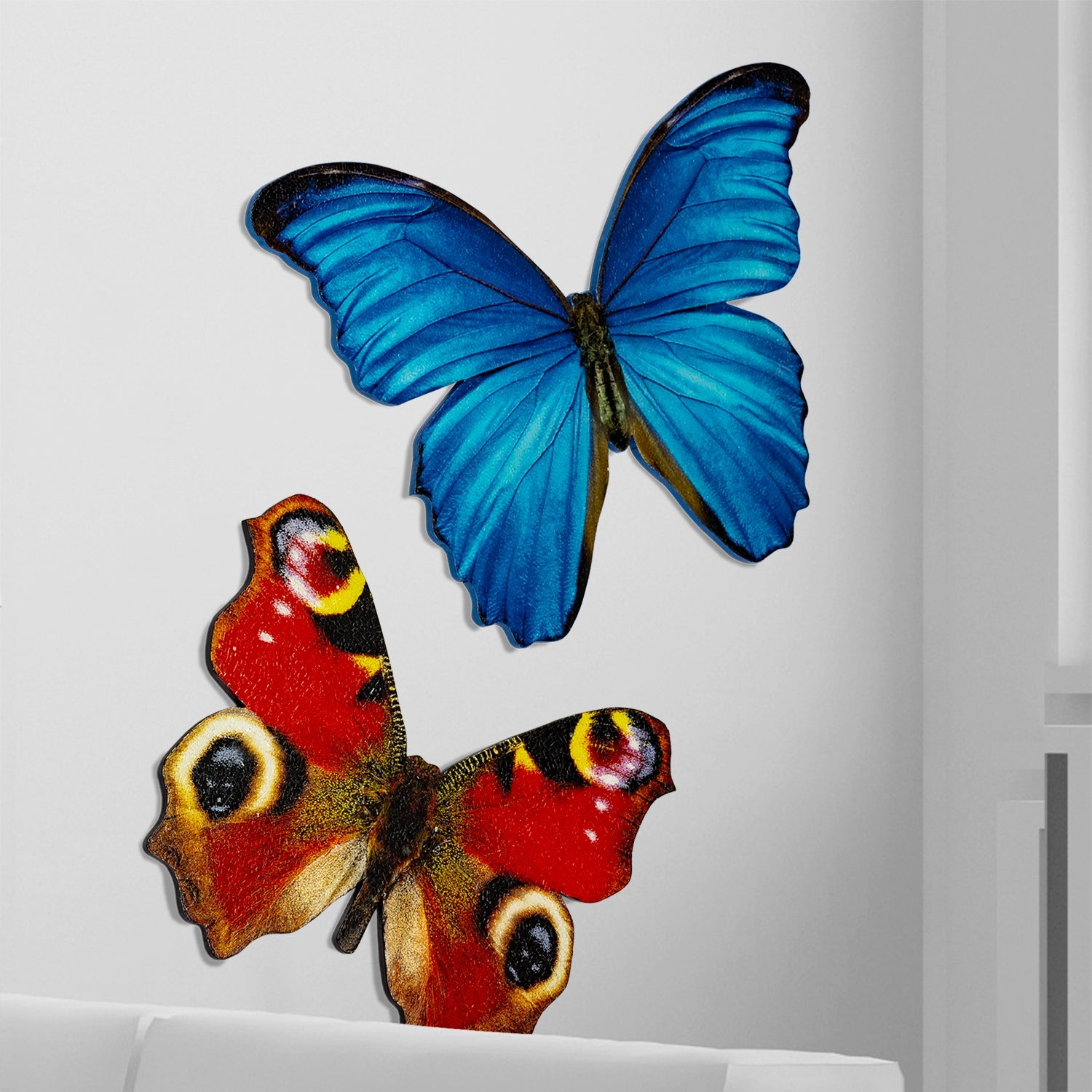 Mosaic Butterfly Aglais 20"W Wall Art